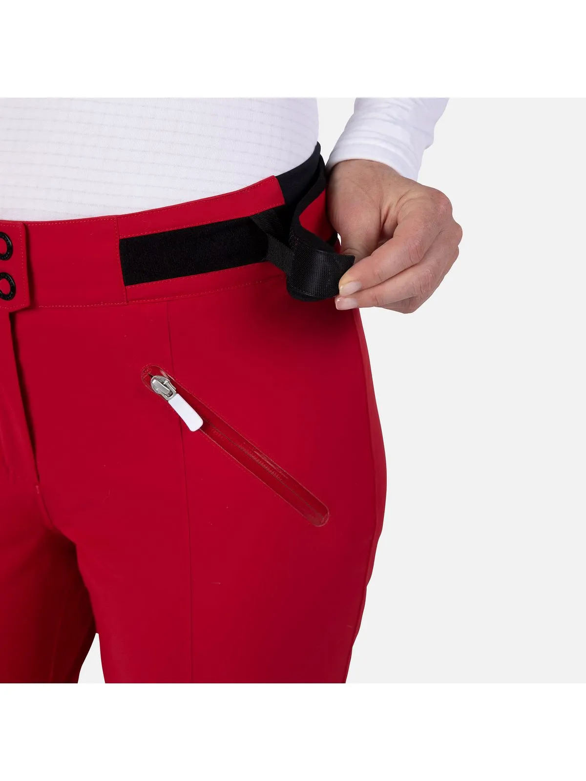 Spodnie damskie narciarskie Rossignol W Blackside Pant czerwony