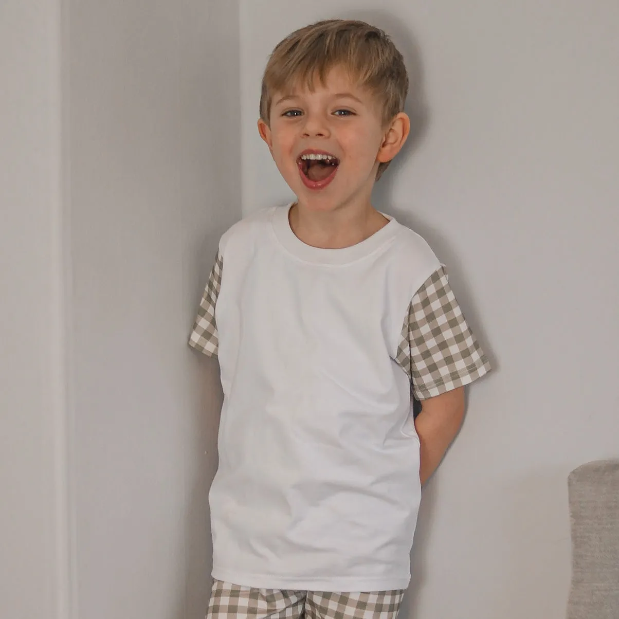 Spring Plaid T-shirt
