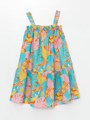 Square Neck Girls Dress