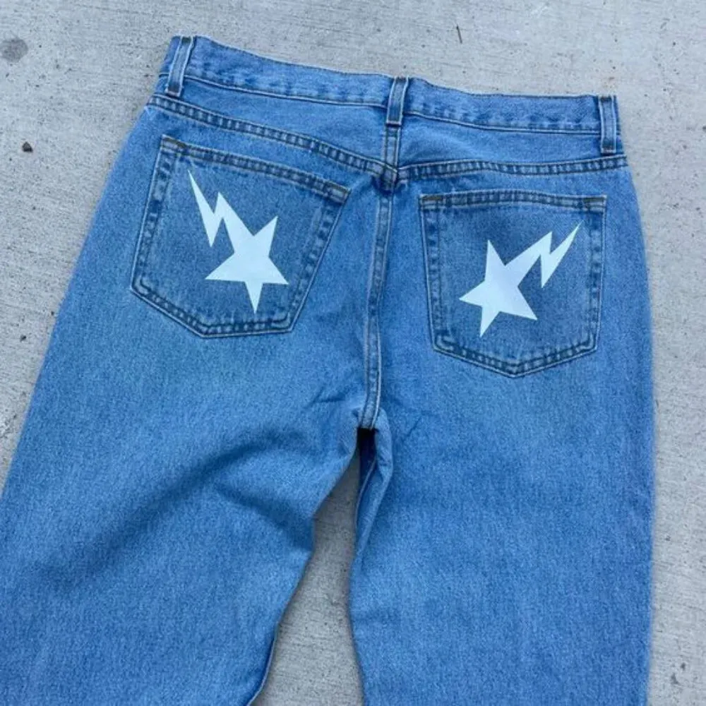 STAR CLOUD Baggy Jeans