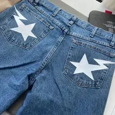 STAR CLOUD Baggy Jeans