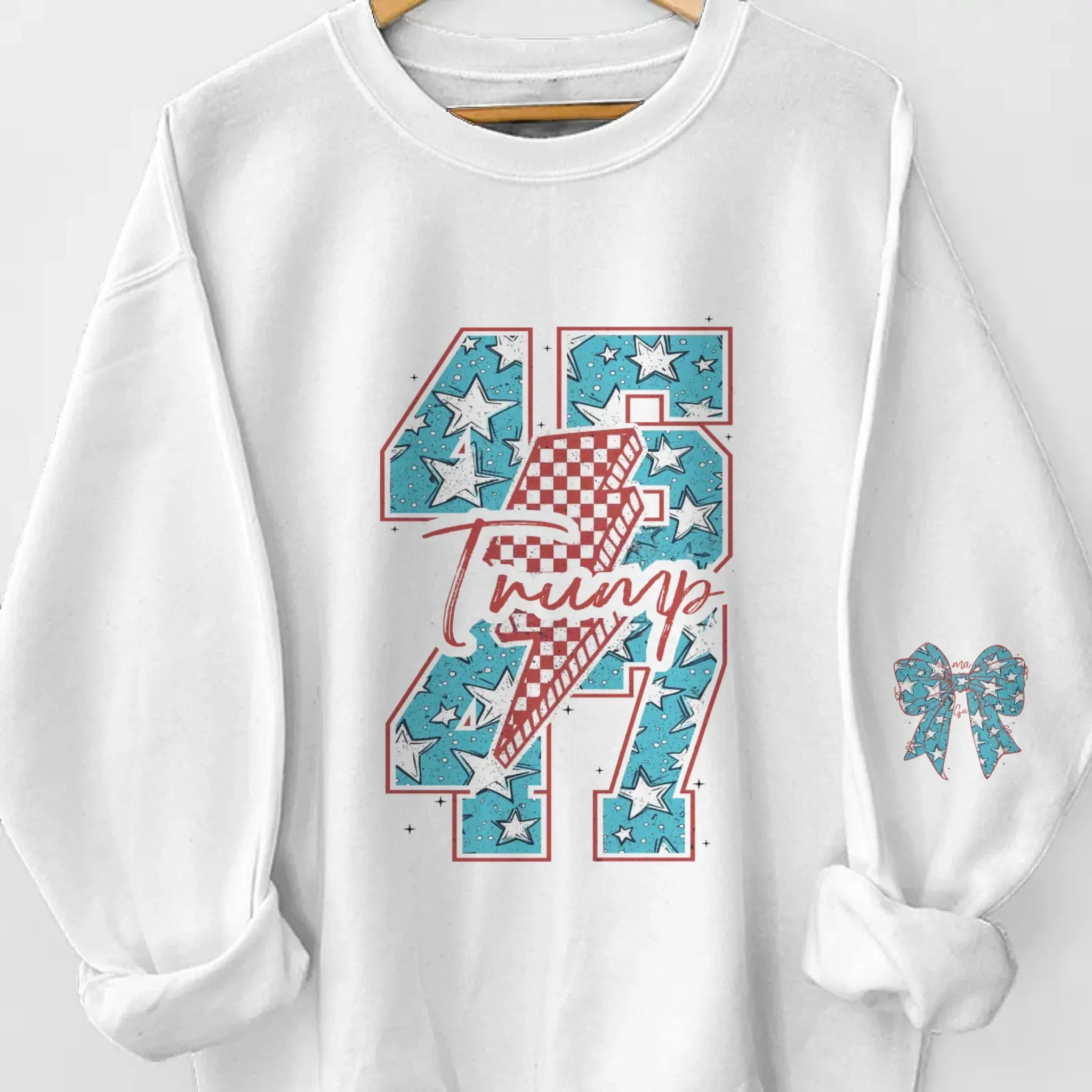 Stay Warm And Show Your Support - US Patriotic Pride Unisex Sweatshirt, Hoodie With Design On Sleeve