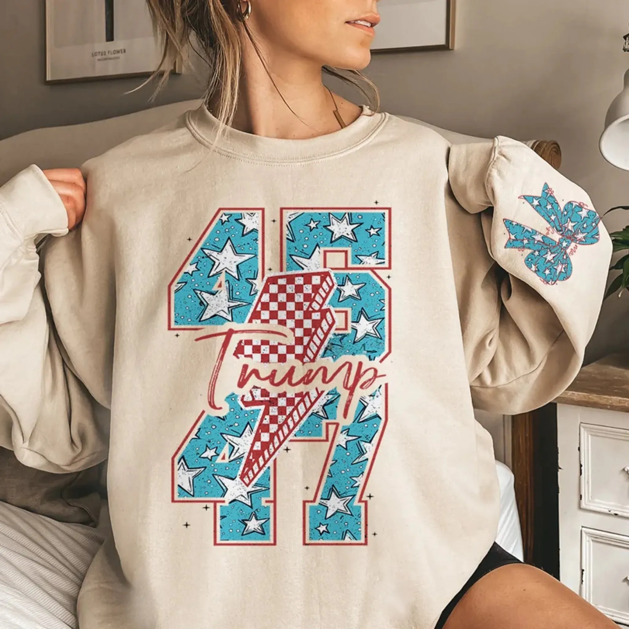 Stay Warm And Show Your Support - US Patriotic Pride Unisex Sweatshirt, Hoodie With Design On Sleeve