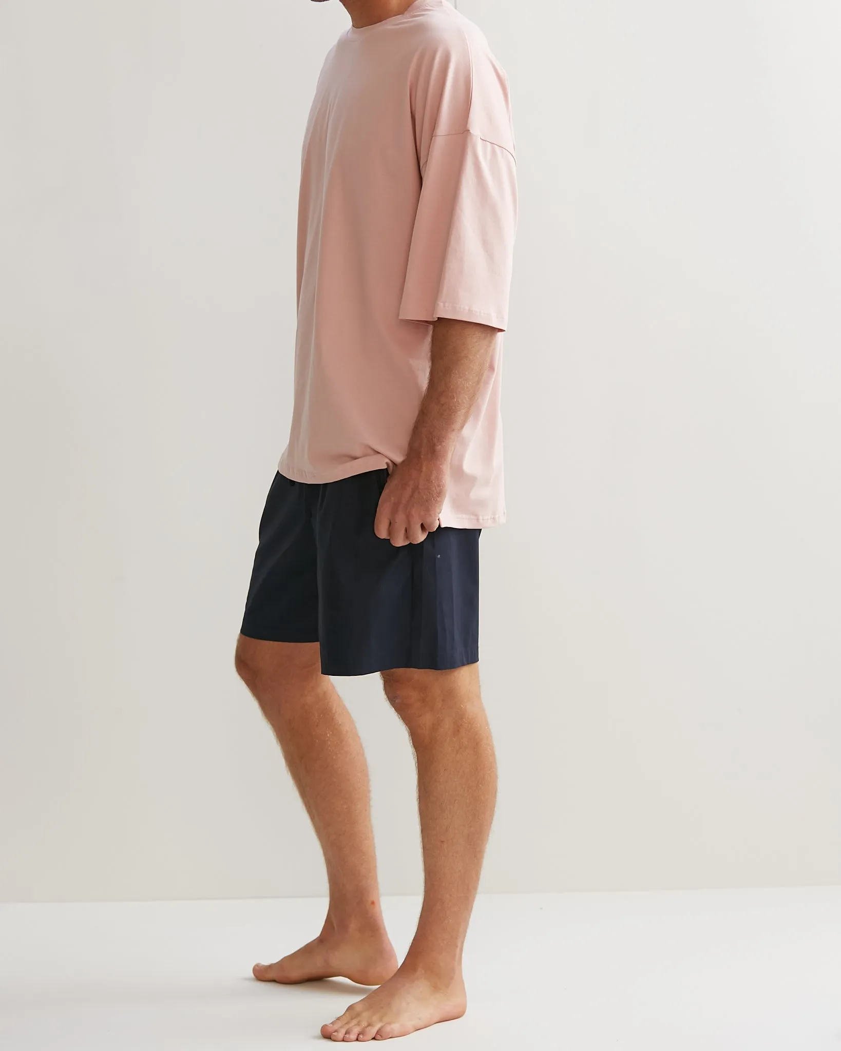 SUNRISE SLEEP TEE IN SALMON