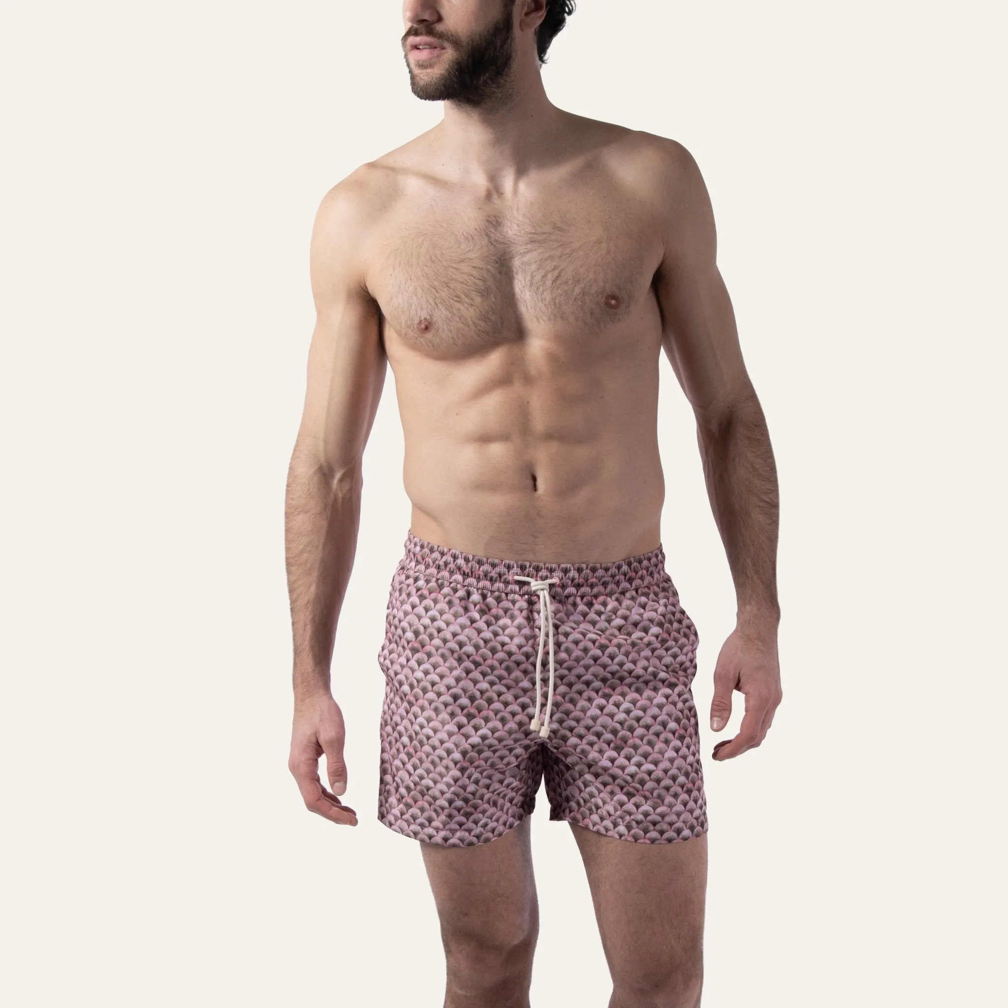 Swim Shorts Scales Olive
