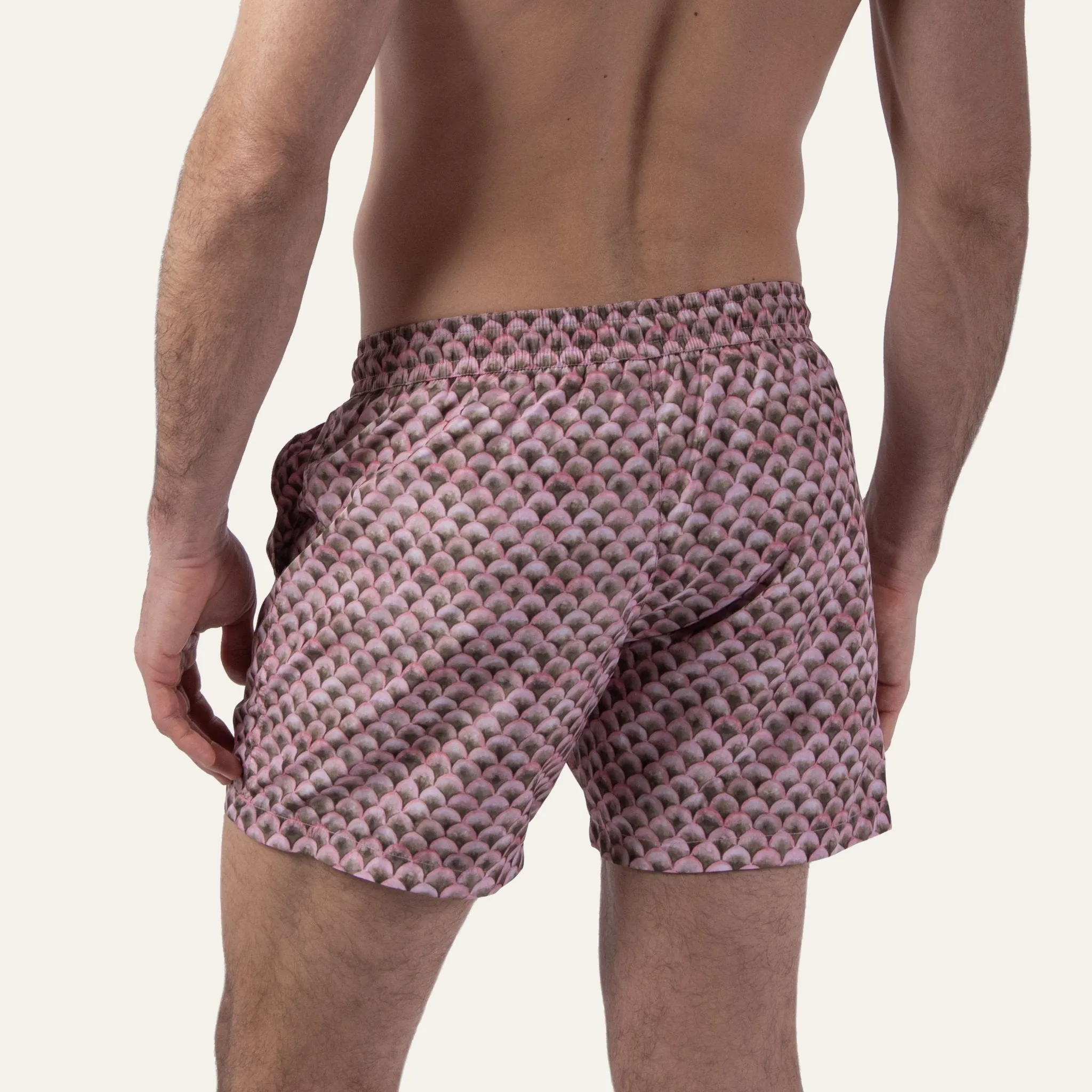 Swim Shorts Scales Olive