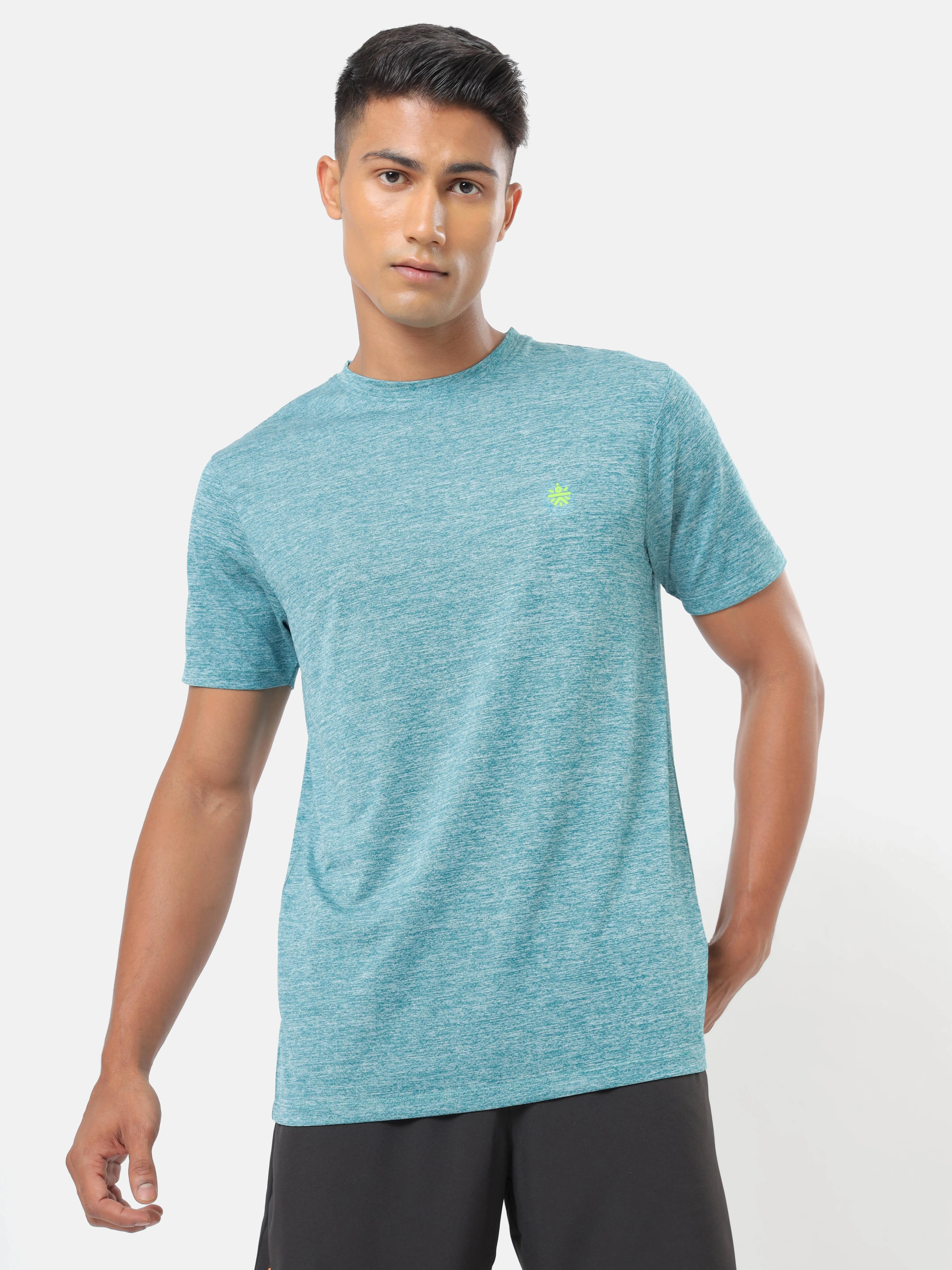 Textured Performance T-shirt with Logo Pack of 3