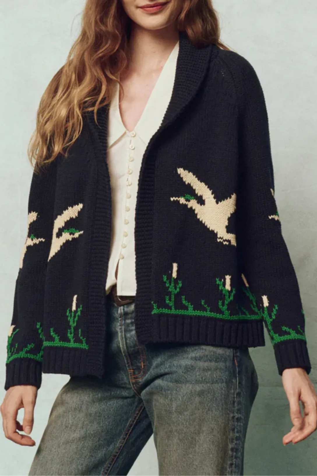 The Bird Lodge Cardigan | Navy