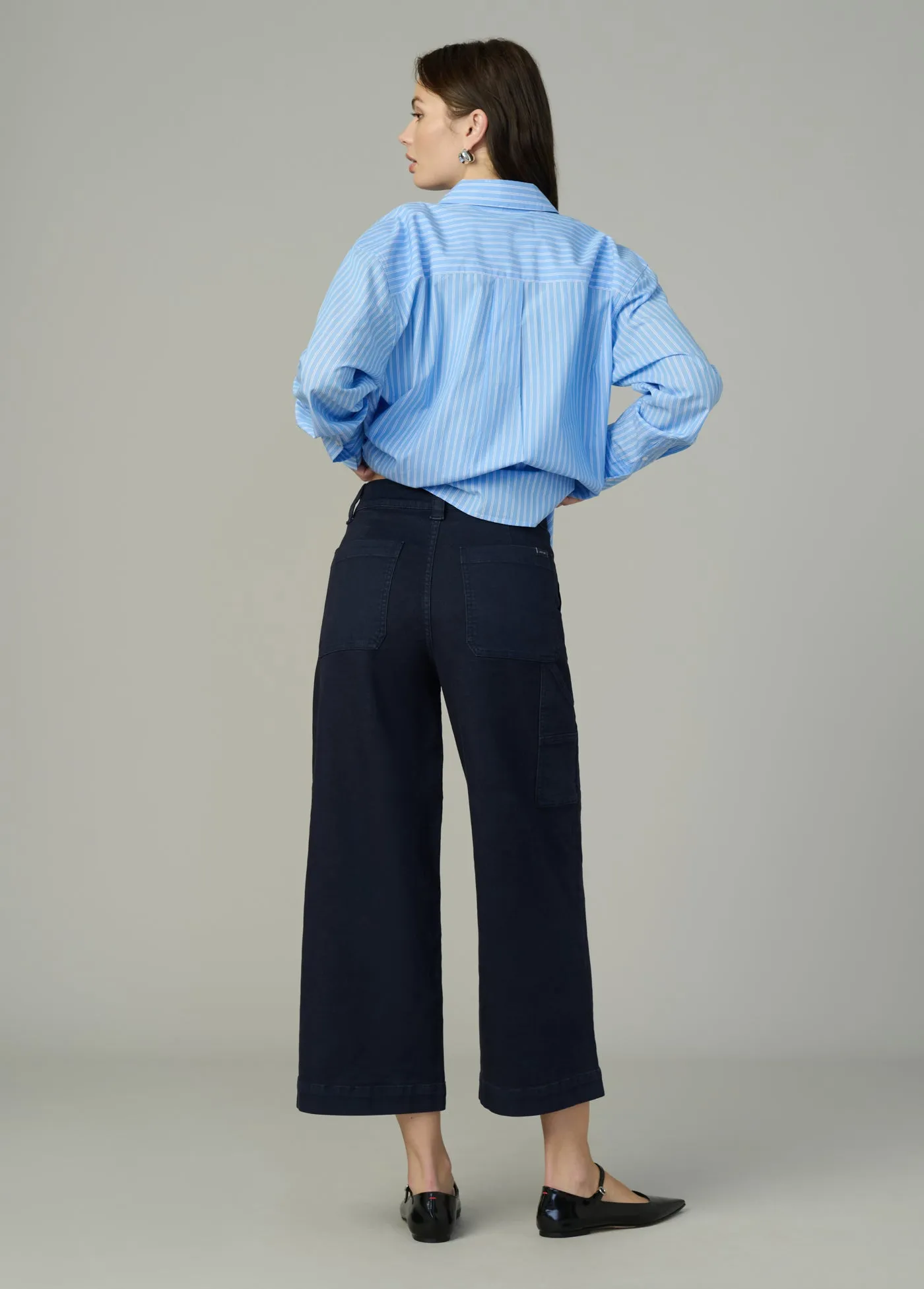 THE CHLOE UTILITY WIDE LEG CROP