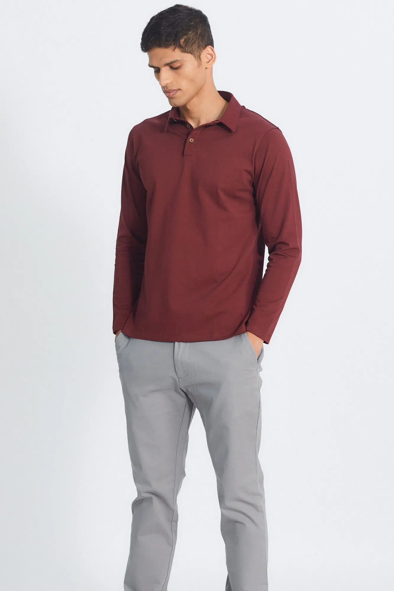 The Pima Polo | Long Sleeve