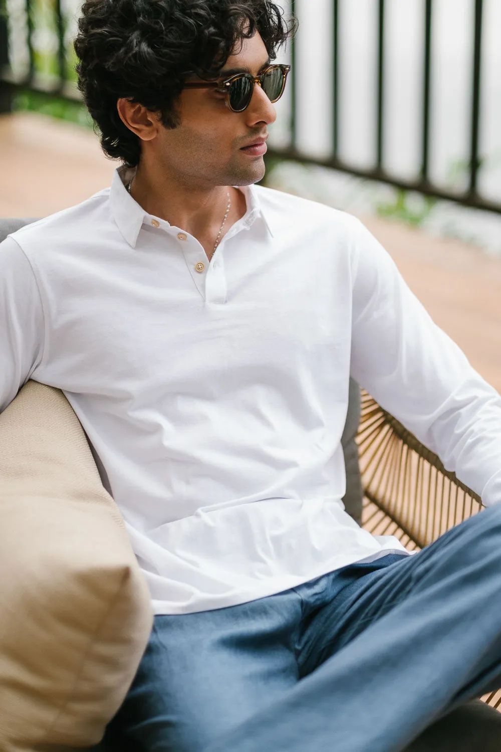 The Pima Polo | Long Sleeve