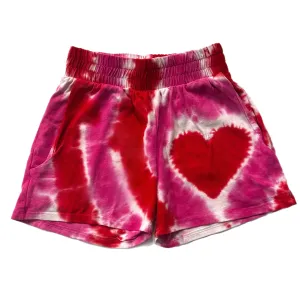 TWEEN LOVE WINS TIE DYE SHORTS