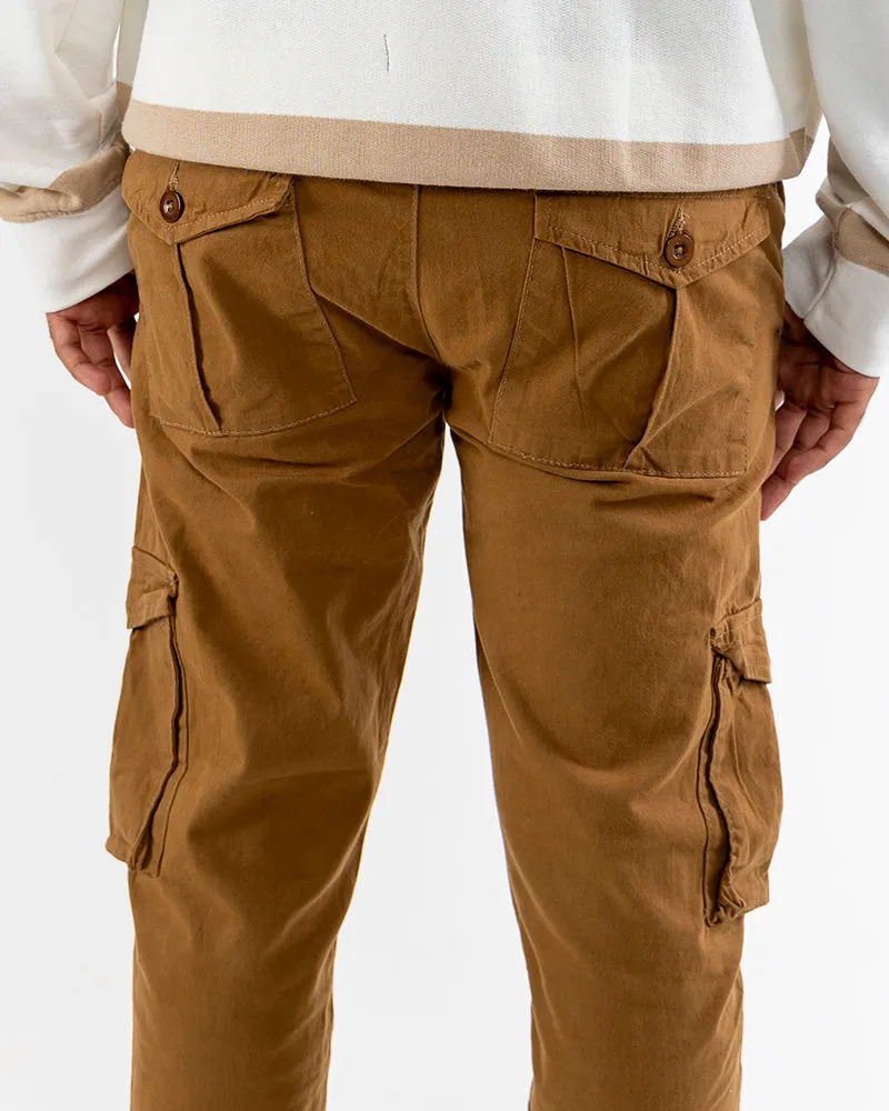 Twill Stretch Cargo Pants
