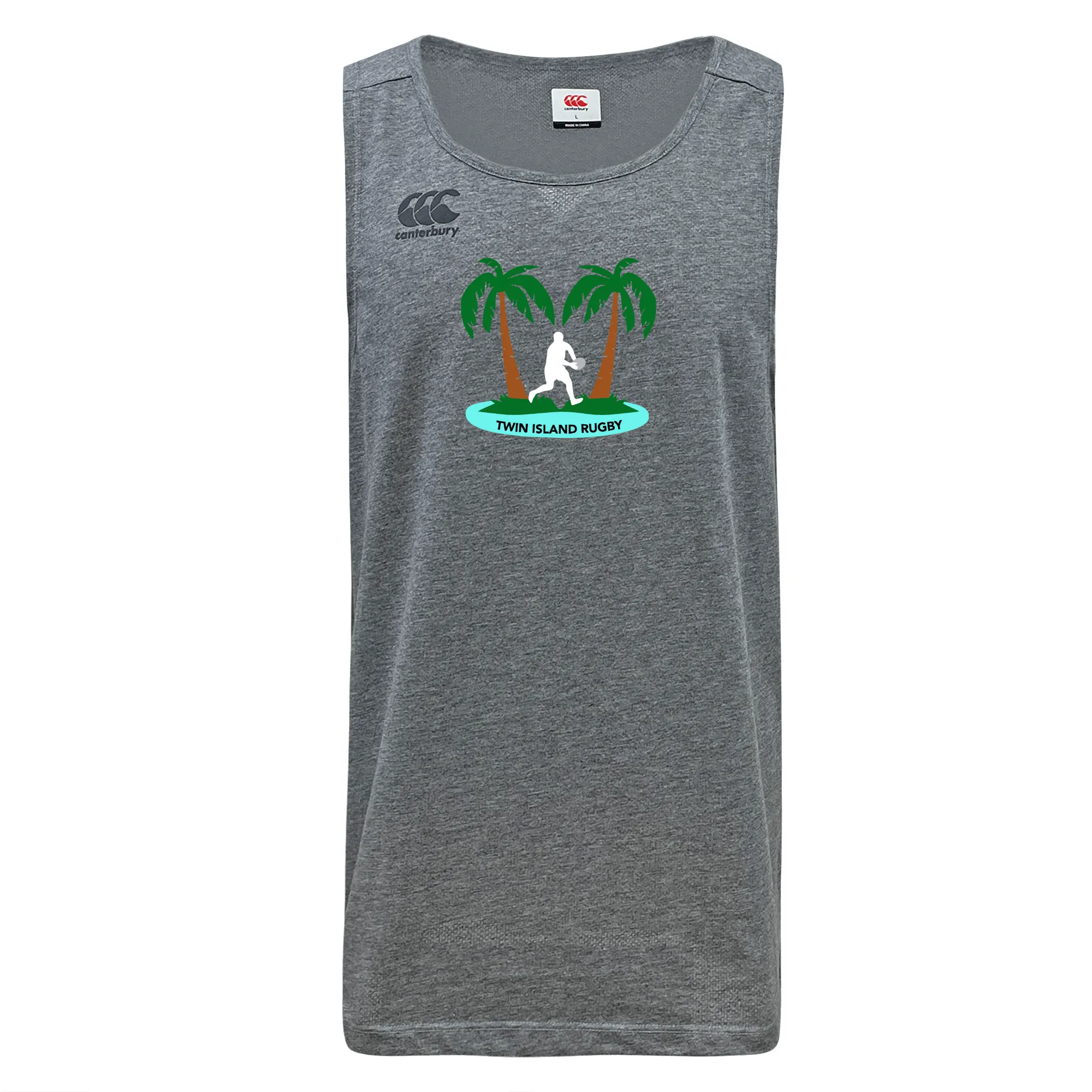 Twin Island Rugby Tempo Vapodri Singlet by Canterbury