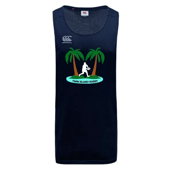 Twin Island Rugby Tempo Vapodri Singlet by Canterbury
