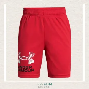 Under Armour Youth Boys' Tech™ Logo Shorts Red