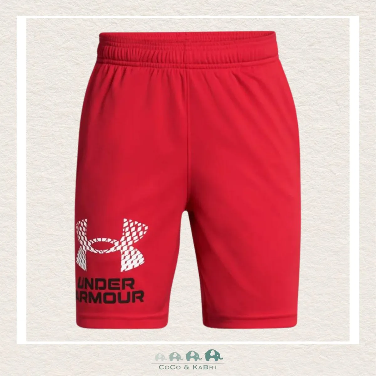 Under Armour Youth Boys' Tech™ Logo Shorts Red