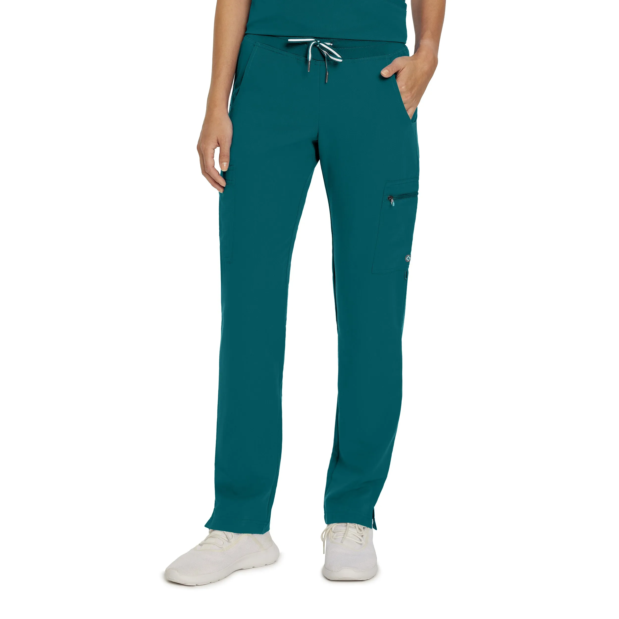 V-Tess 337 Women's Cargo Scrub Pants Caribbean