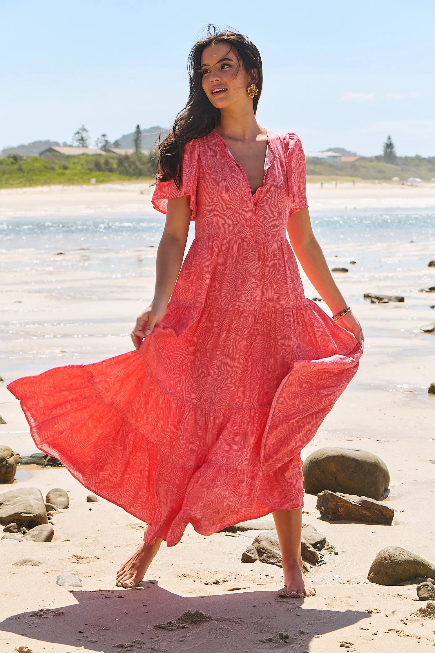 Valentine Maxi Dress -  Little Bow