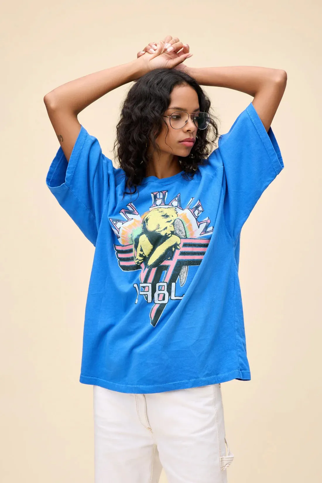 Van Halen 1984 Oversized Jersey Tee