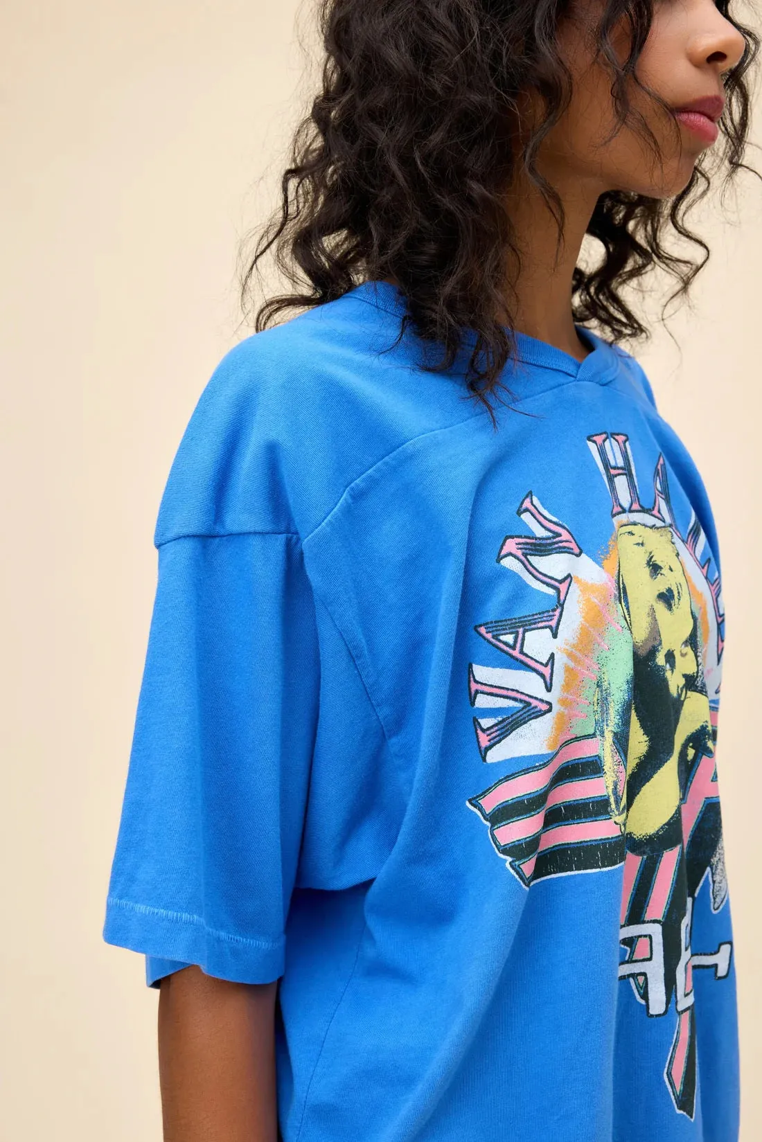 Van Halen 1984 Oversized Jersey Tee