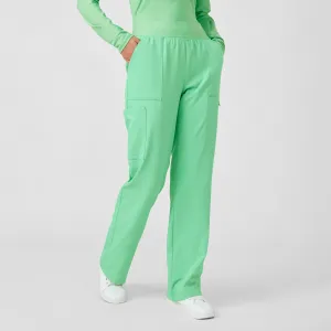 VIBE WB421 Women's Cargo Scrub Pants Mint Julep