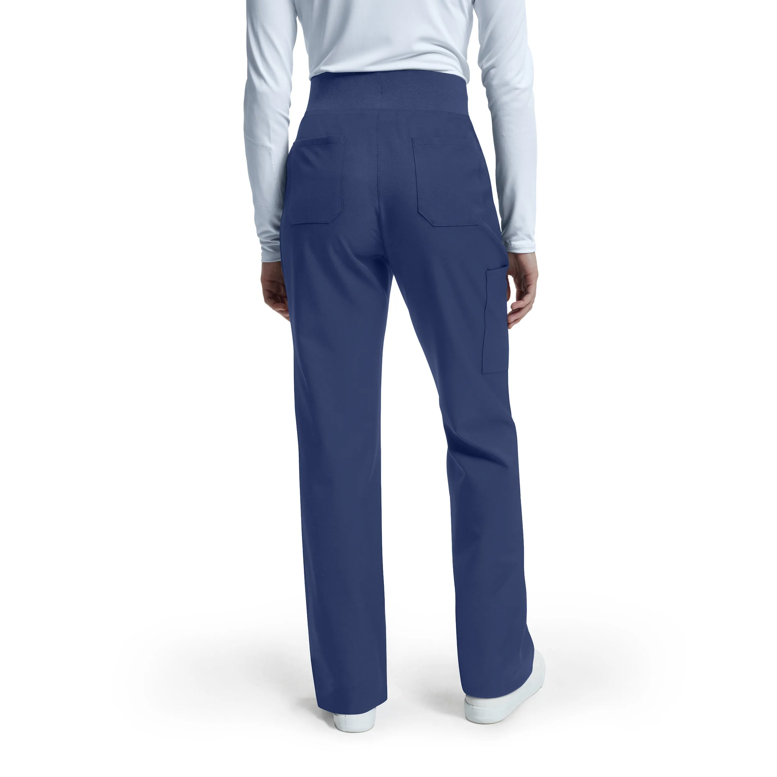 VIBE WB421 Women's Cargo Scrub Pants Navy