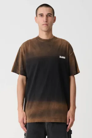 WASHED 91 LCB TEE - COFFEE