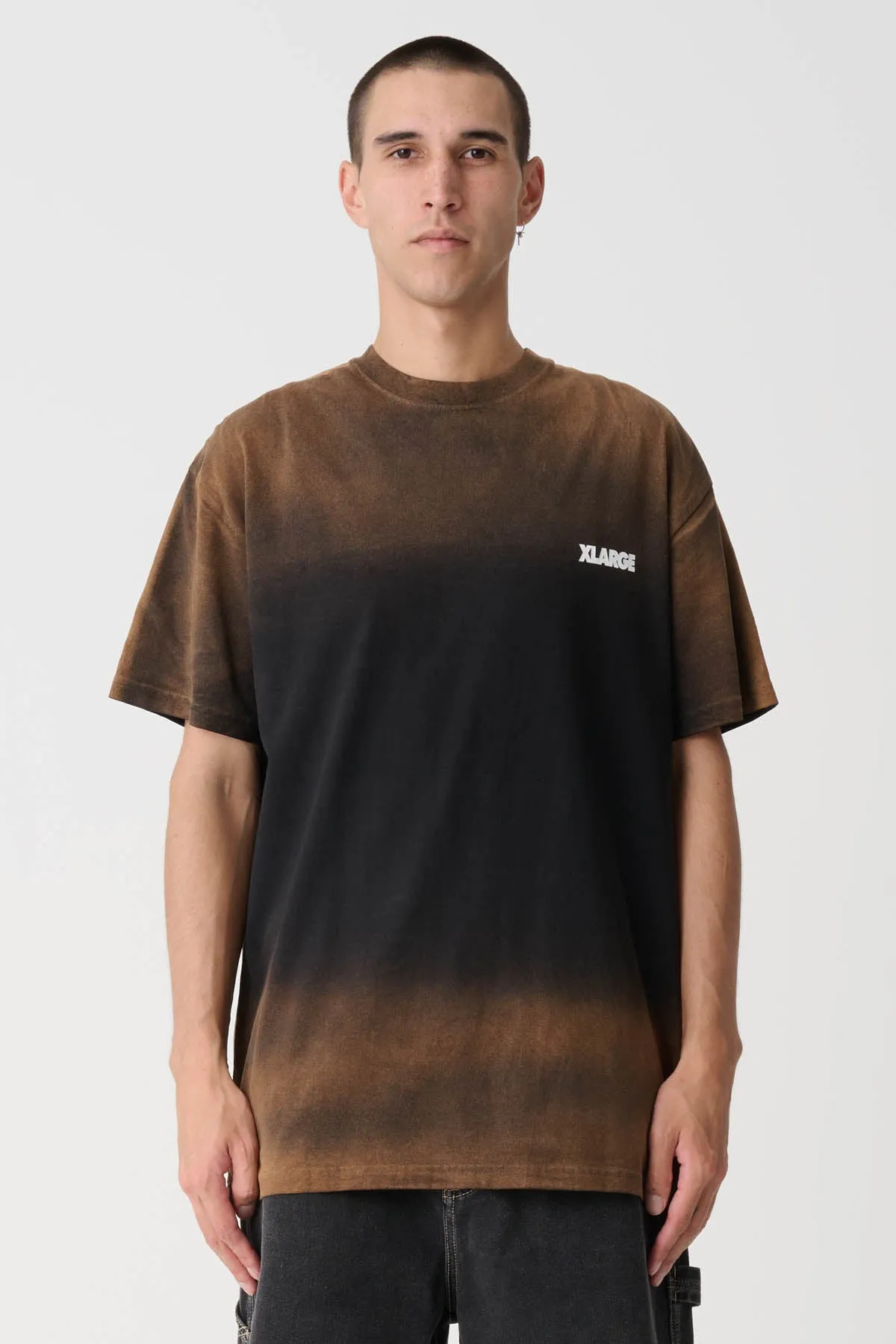 WASHED 91 LCB TEE - COFFEE