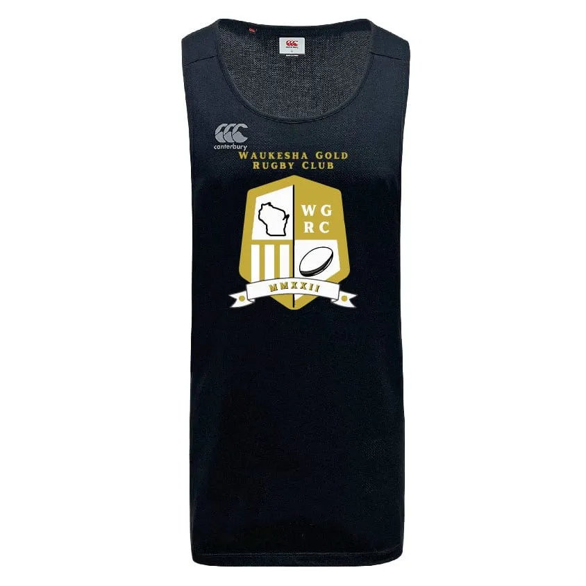 Waukesha Gold Rugby Tempo Vapodri Singlet by Canterbury