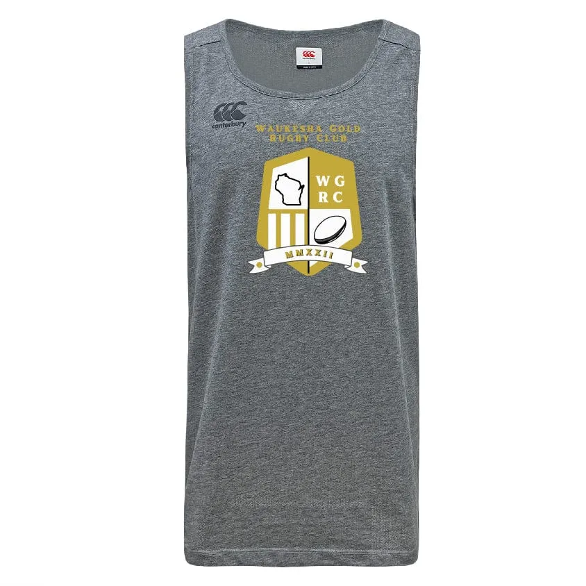 Waukesha Gold Rugby Tempo Vapodri Singlet by Canterbury