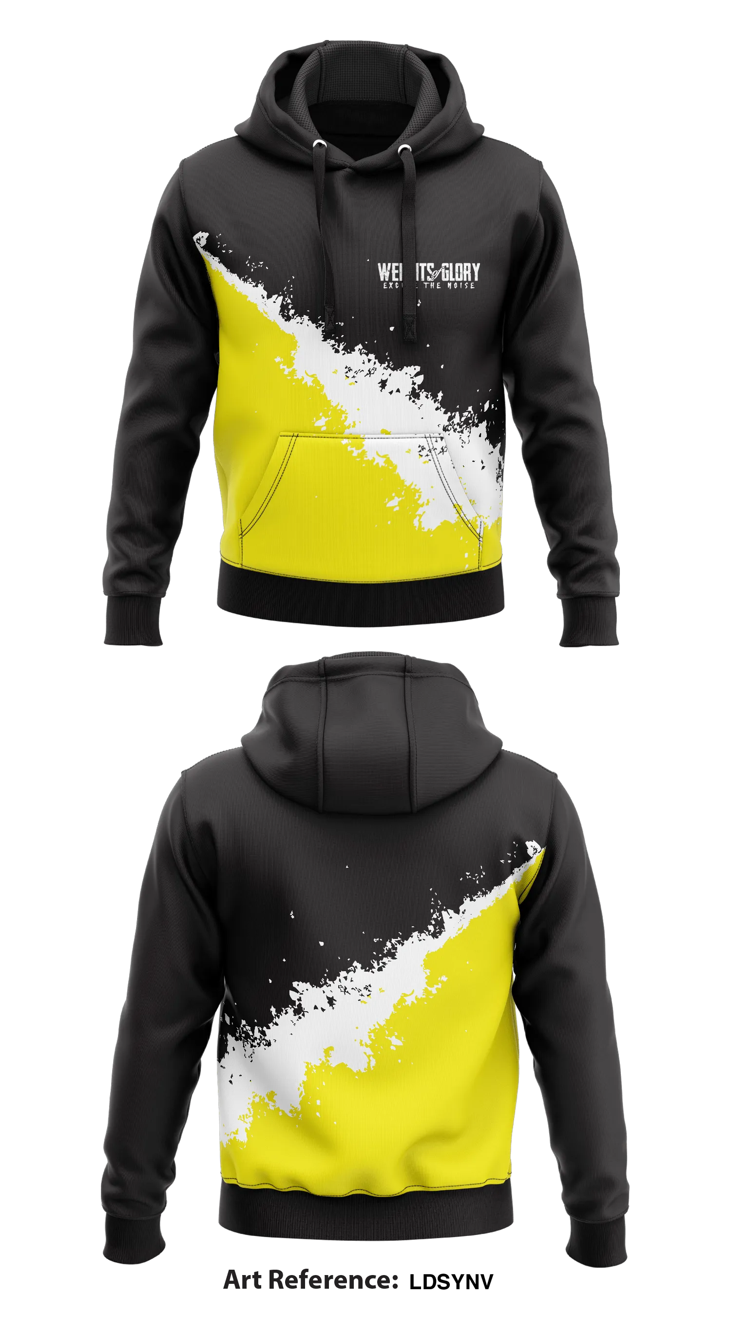Weights of Glory Store 1  Core Men's Hooded Performance Sweatshirt - LDsYNV