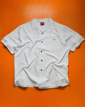 White Open Collar Short Sleeve Shirt (~M~)