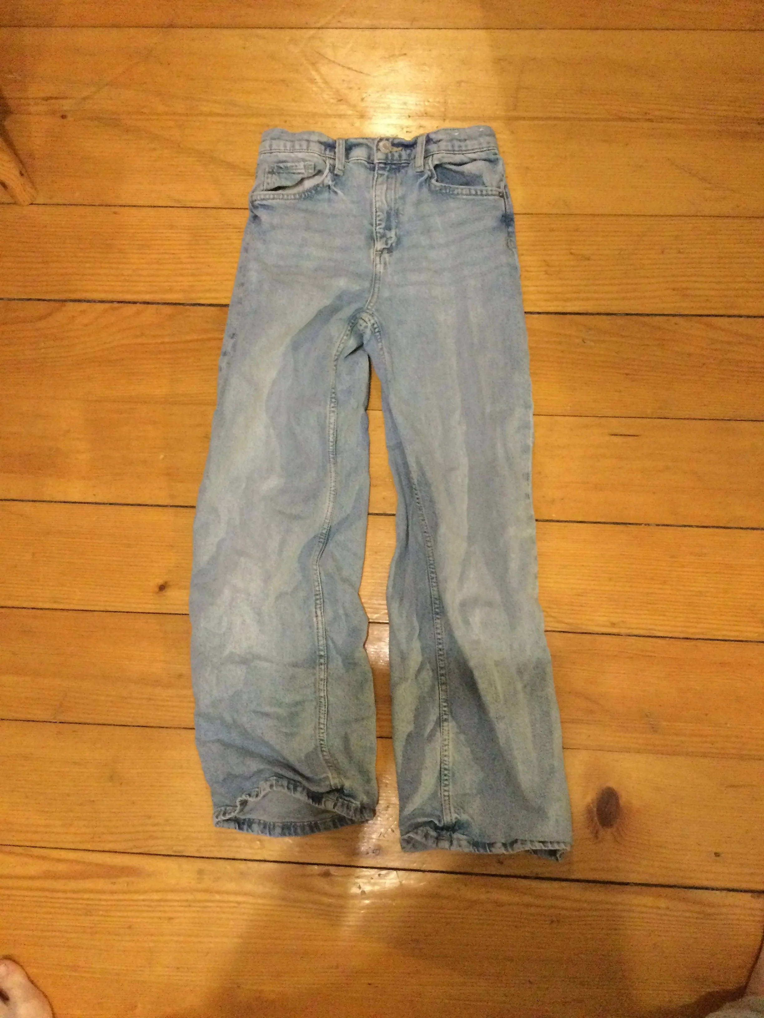Wide Leg Adjustable Waist High Waist