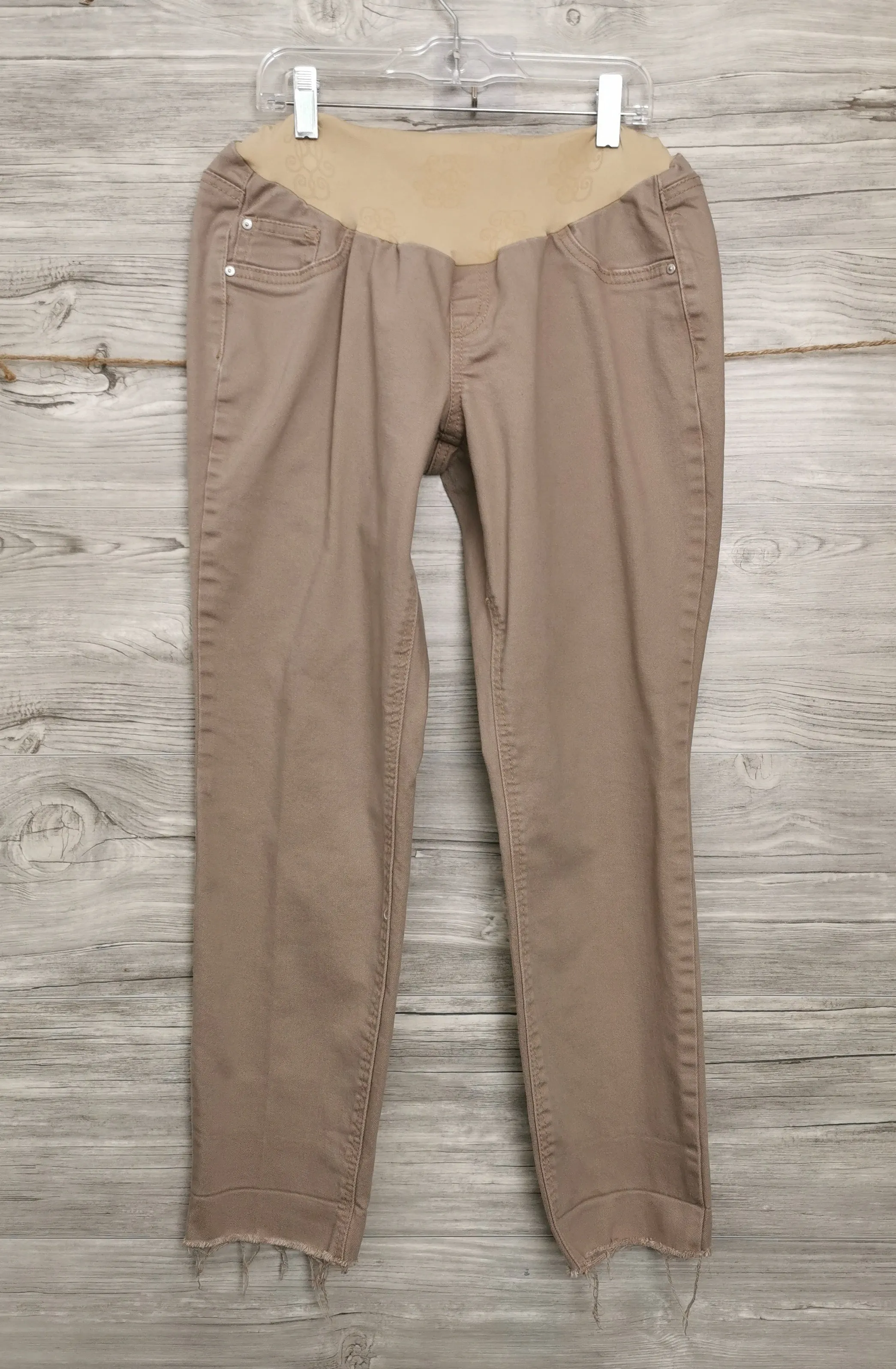WOMENS SIZE LARGE - JESSICA SIMPSON MATERNITY, Skinny Jeans, Stretch, Full Belly Panel EUC B11