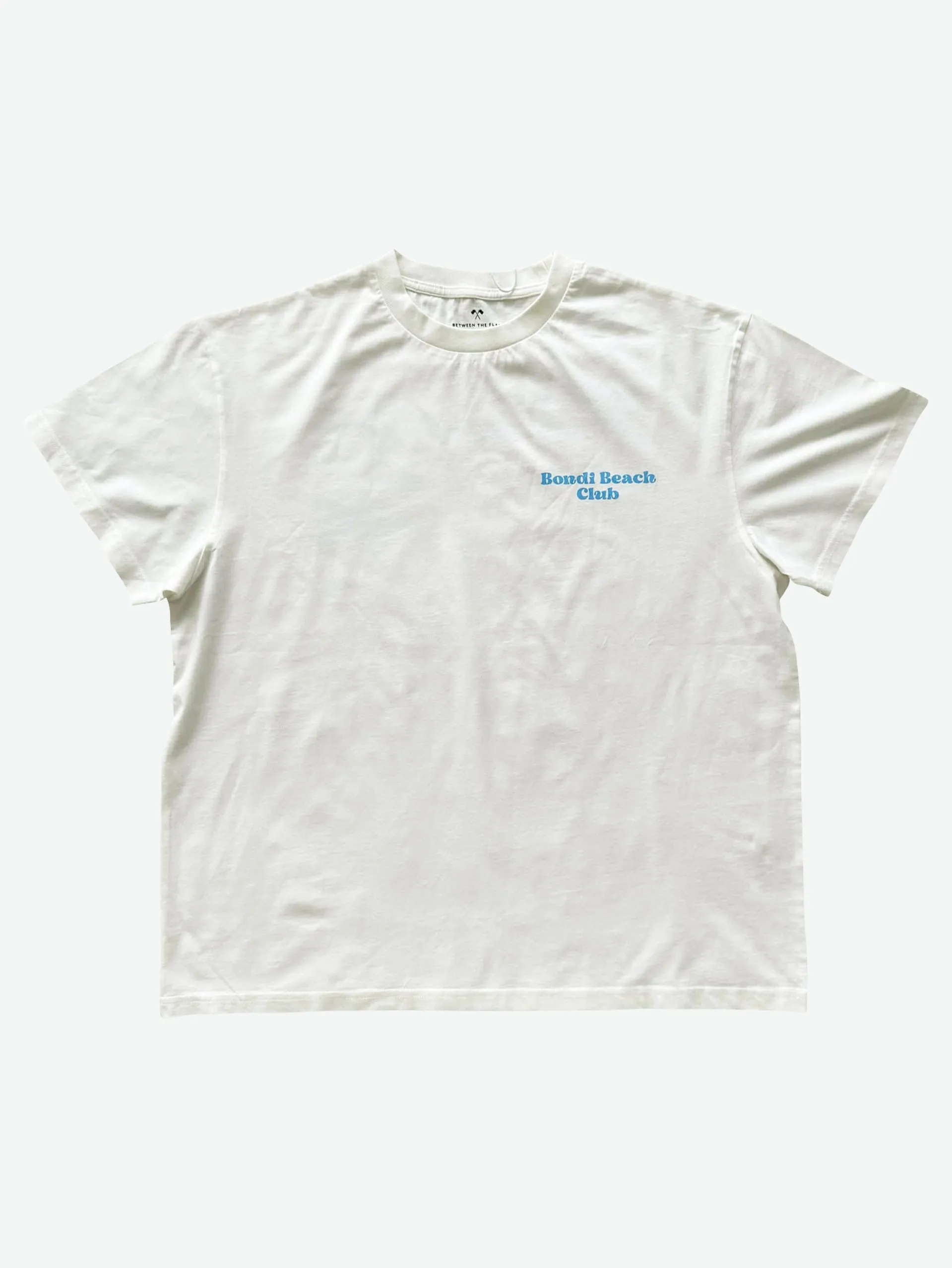 Women's Vibes Oversized Tee (White)