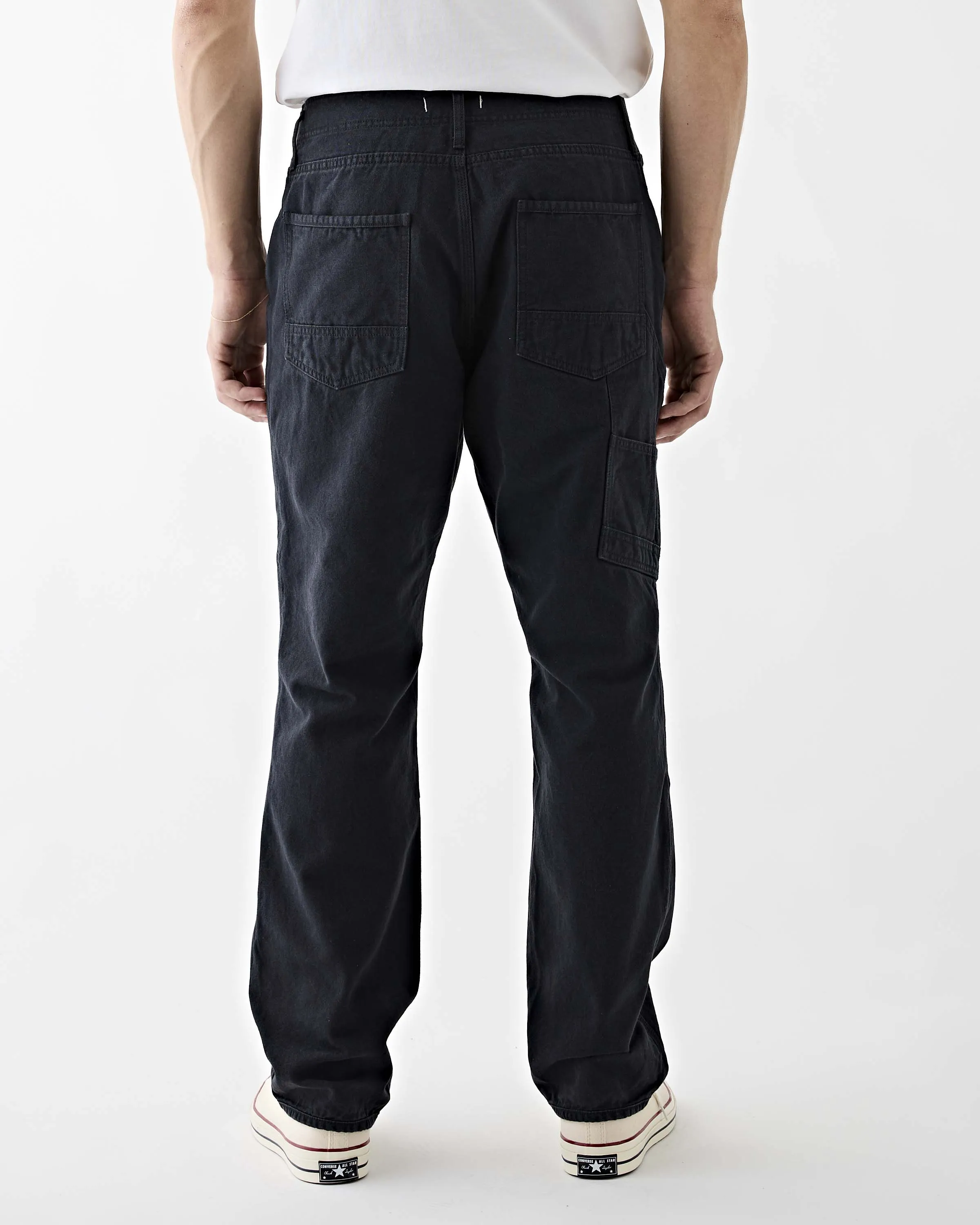 Worker Trousers Oxford Sulfur Dye Black