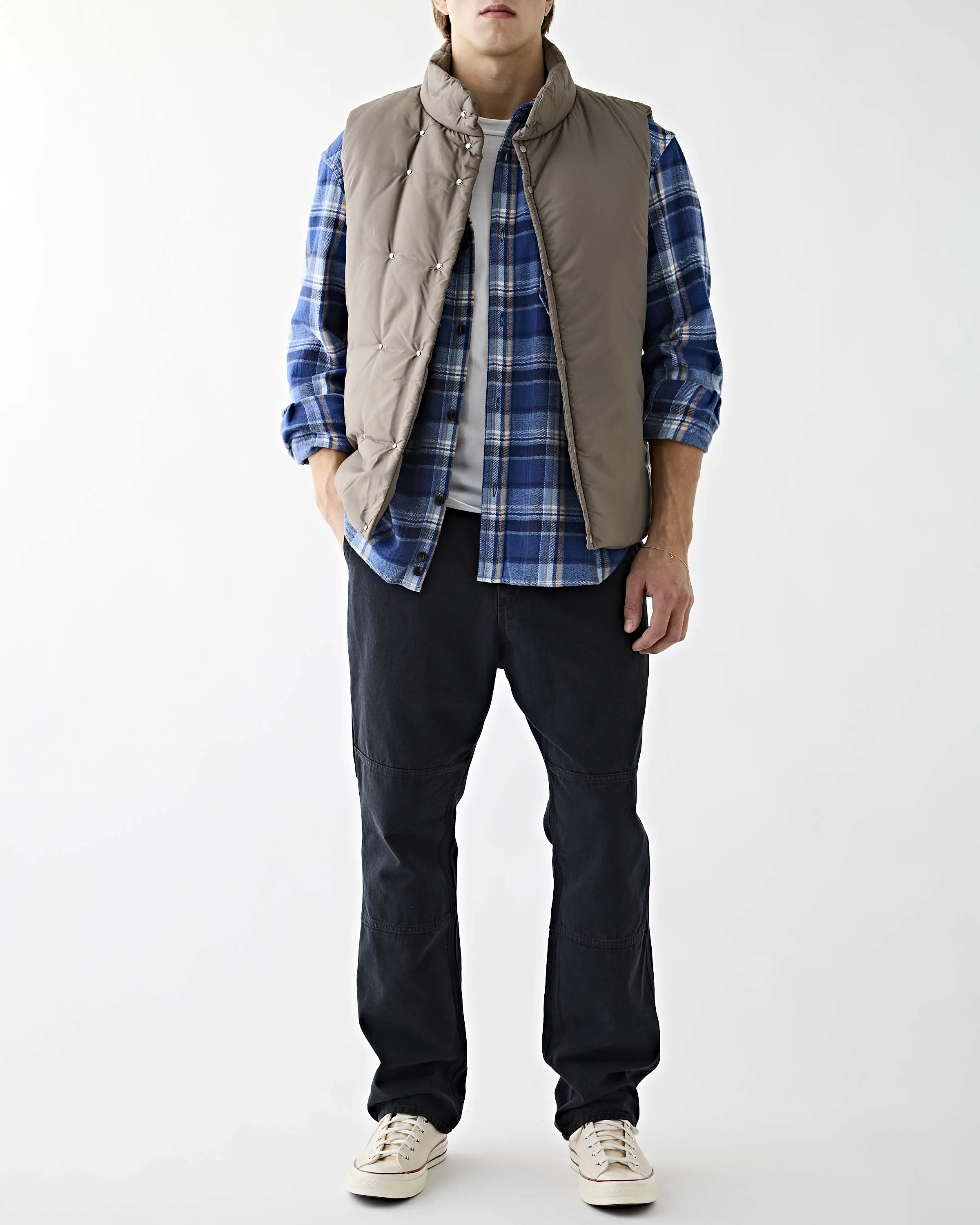 Worker Trousers Oxford Sulfur Dye Black