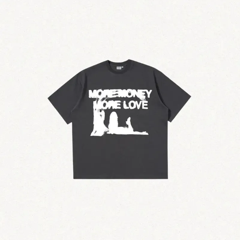 Y2K Meme Tee in Oversized Cotton for Effortless Style