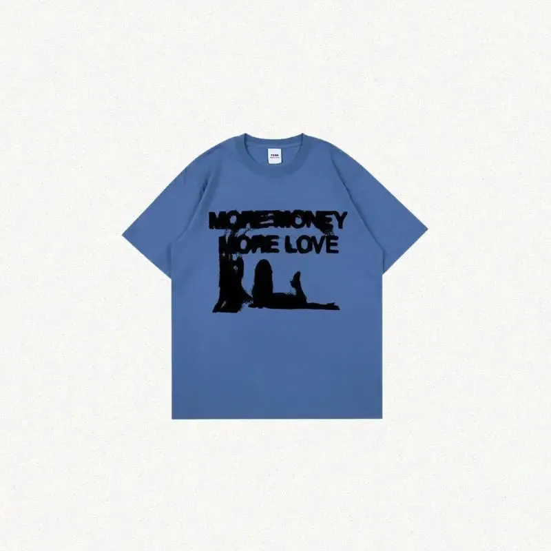 Y2K Meme Tee in Oversized Cotton for Effortless Style