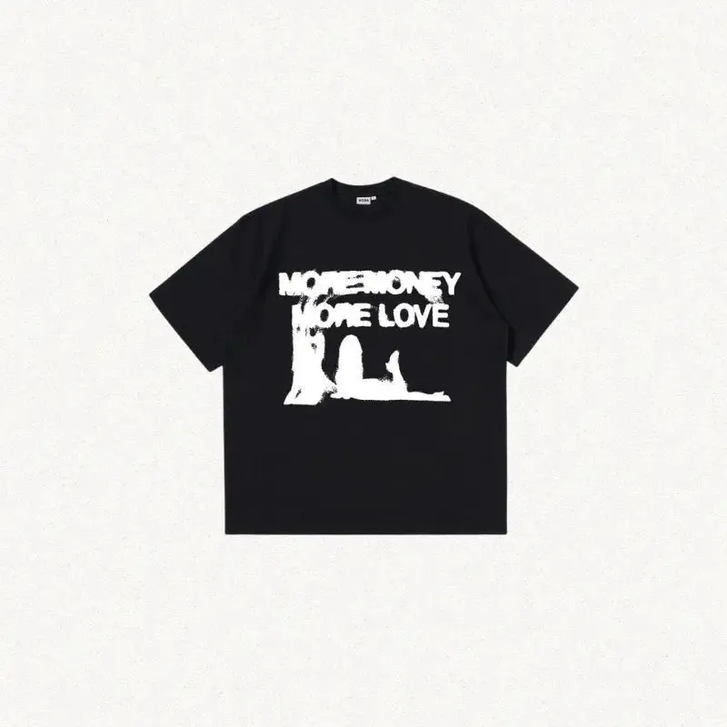 Y2K Meme Tee in Oversized Cotton for Effortless Style