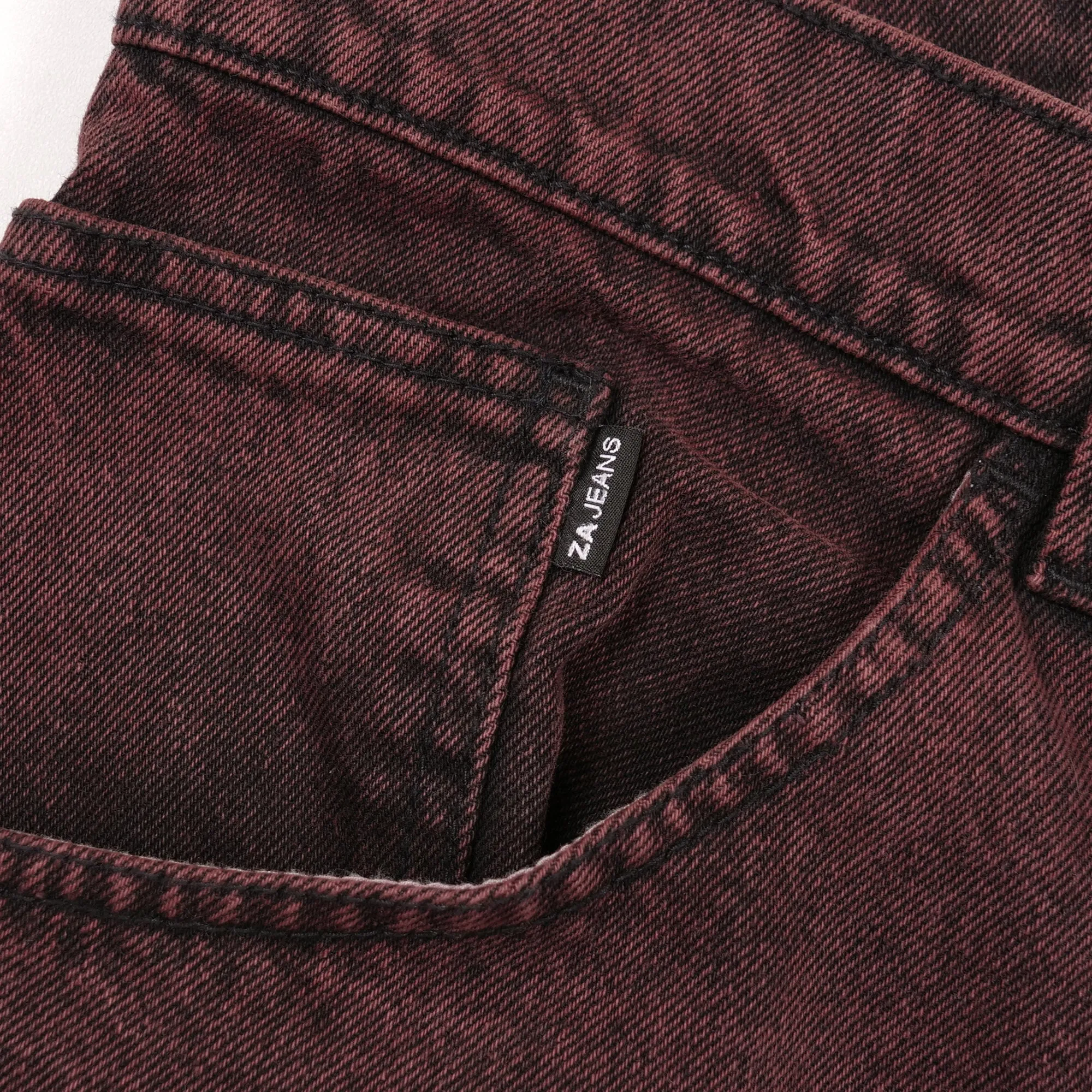 ZA Jeans Overdyed Burgundy
